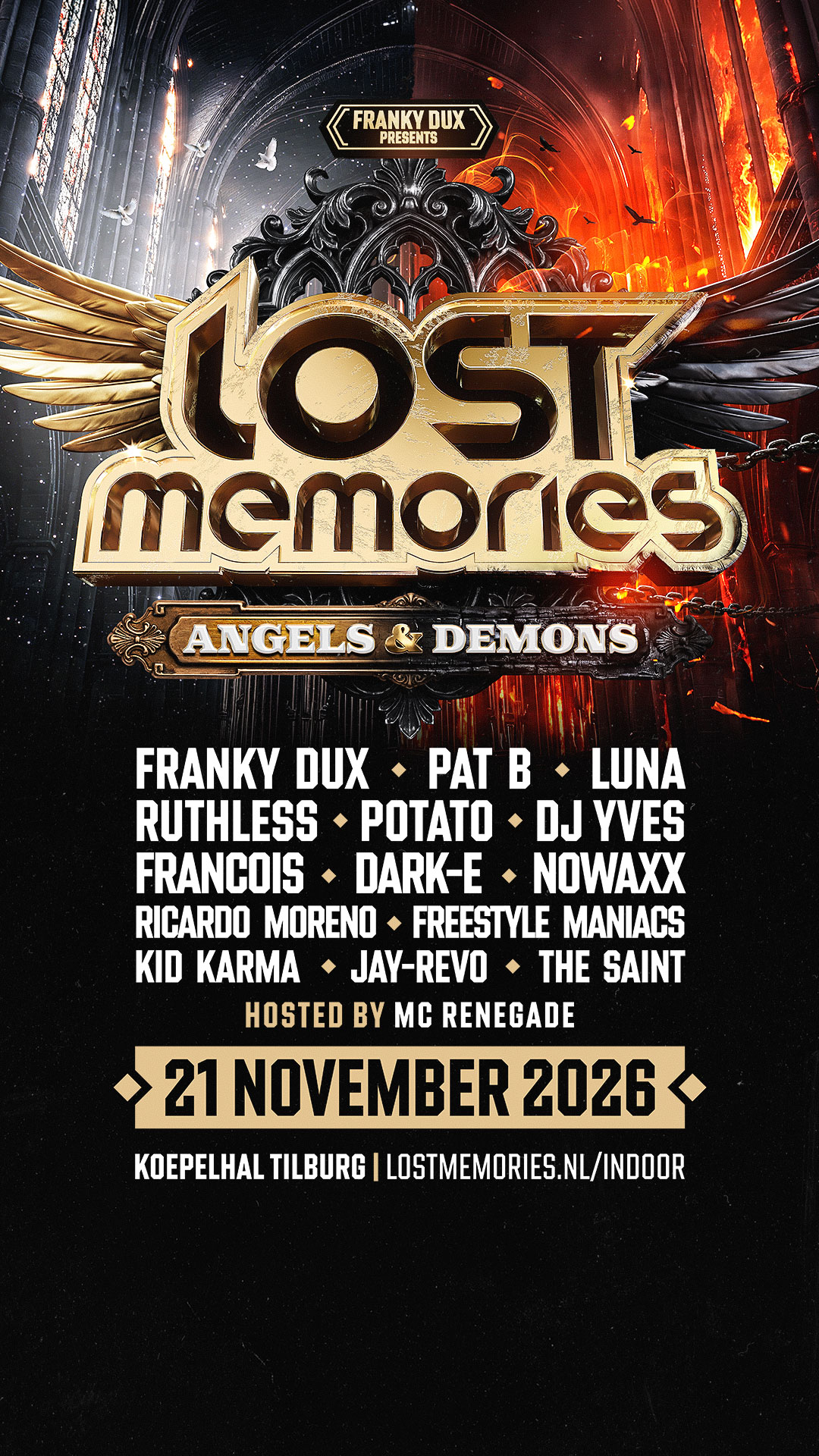 Lost Memories Indoor 2026 — Angels & Demons poster